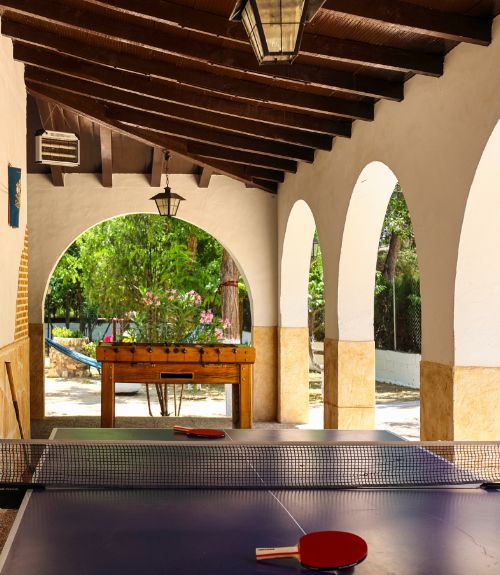 mesa ping pong casa rural el toboso